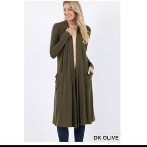 Olive Green Duster New In Package